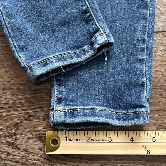 Judy Blue Jeans Women 11/30 Skinny Fit Button Fly Distressed Casual Stretch Boho - Picture 9 of 12